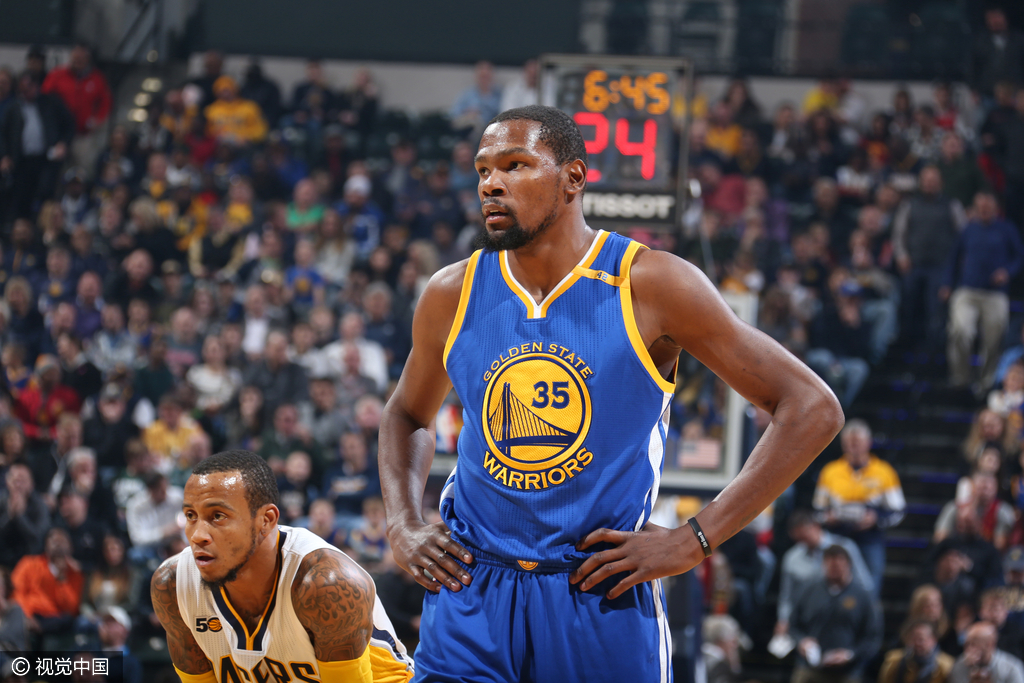 勇士豪取步行者，终结两连败